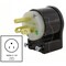 Ac Works Straight Blade Plug, 5-15P, 15 A, 125V AC, 2 Pole, Screw Terminals, Grounded ASEMD515P - alternate 2
